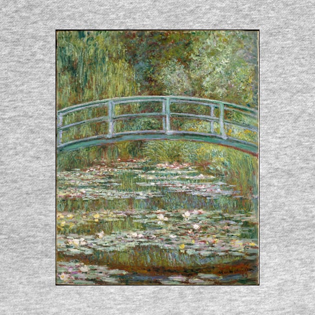 Bridge over a Pond of Water Lilies by ClaudeMonet